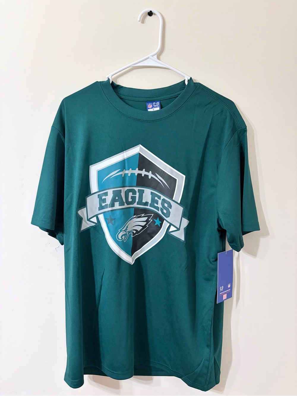Men's Dark Green Shield Logo Tee